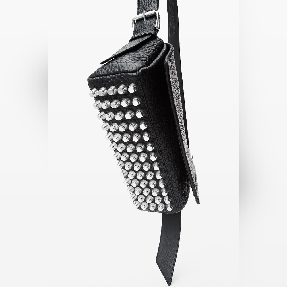 Alexander Wang Ricco Black Textured Leather Bag (Medium) - Picture 3 of 15